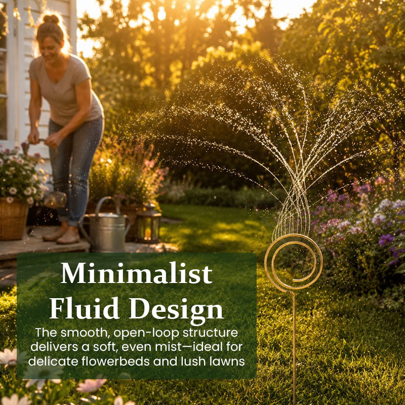 Flower-Shaped Garden Water Sprinkler Head – Decorative Lawn Irrigation Nozzle