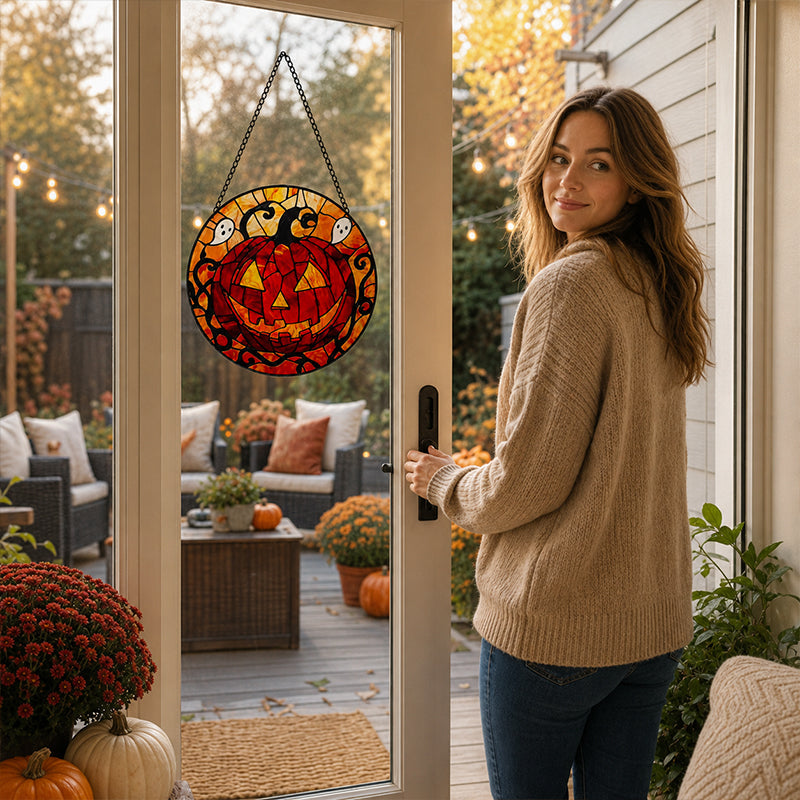 🎃 Early Halloween Vintage Metal Sign | Spooky Home & Porch Decor