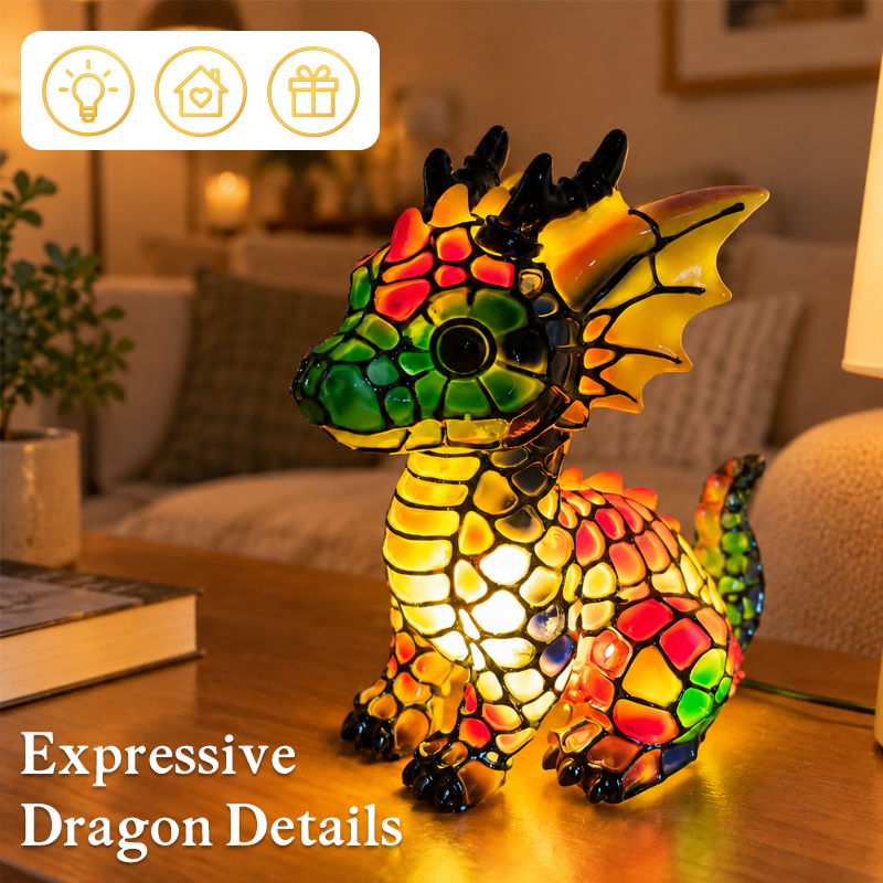 Colorful Dragon LED Accent Light – Fantasy Decorative Night Lamp