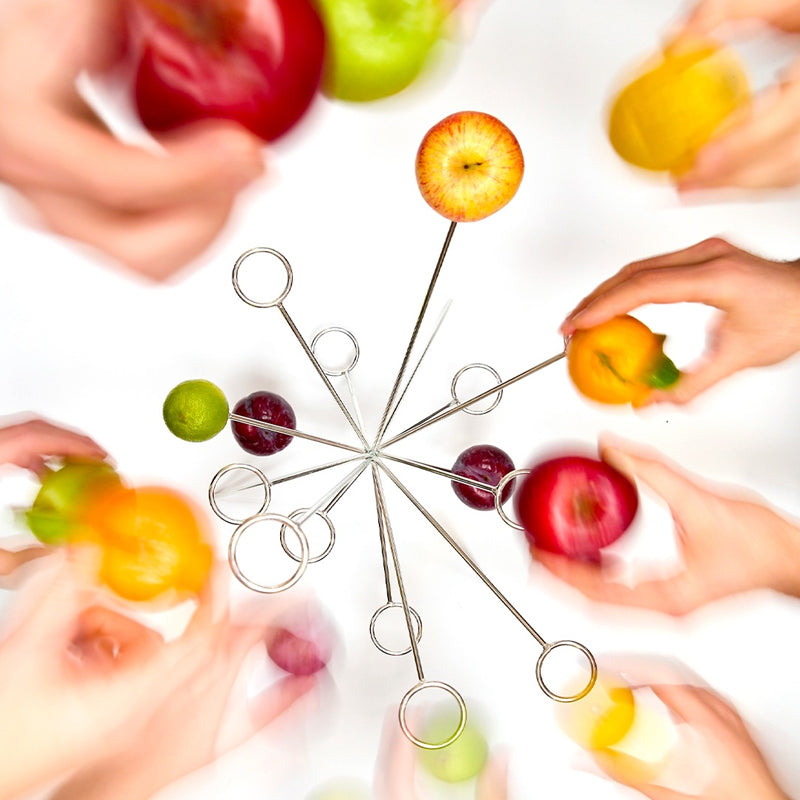 🎆 Table-Top Fireworks | Blooming Floral Fruit Sculpture Vase 🌸🍎