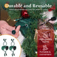 Christmas Garland Ties | Reusable No-Damage Banister Holders