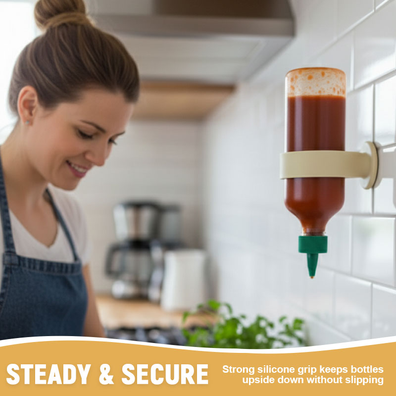 “No Drop Left Behind” Silicone Bottle Holder