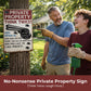 Private Property Marker