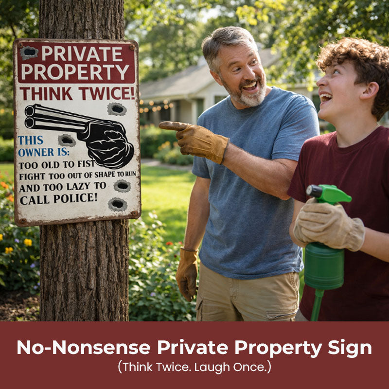 Private Property Marker