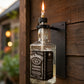 Wall Mounted Bottle Candle Holder Bracket – Rustic DIY Bottle Torch Display