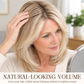 Natural-Looking Hair Topper for Women