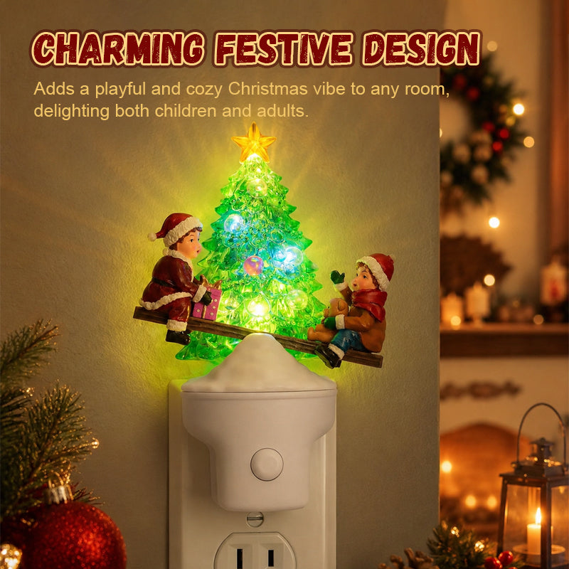 🎄 Early Christmas Sale | Christmas Tree LED Night Light | Teeter-Totter Holiday Decor & Gift