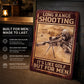 🎯Long-Range Shooting Wall Sign: Perfect Man Cave Decor & Gift for Hunters