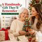 🔥 LAST DAY 49% OFF – 🎄 DIY Christmas Tree Mold & Paint Craft Kit | Reusable 3D Mold with 8 Acrylic Paints, 2 Brushes & Festive Detail Guide 🎨✨