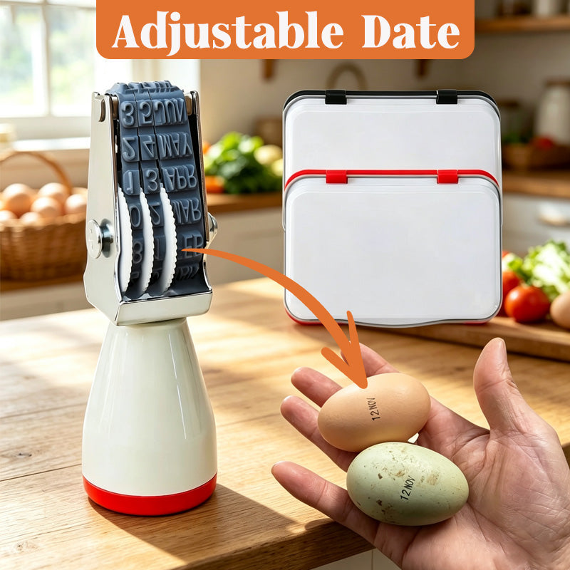 Egg Date Stamp Kit with Ink Pads
