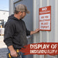 Are You Bulletproof? Funny No Trespassing Sign