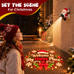 Santa Christmas Welcome Projector