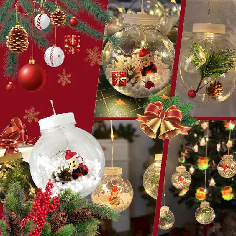 LED Christmas Hanging Ornaments | Cozy Holiday Lights For Tree, Window & Home Decor