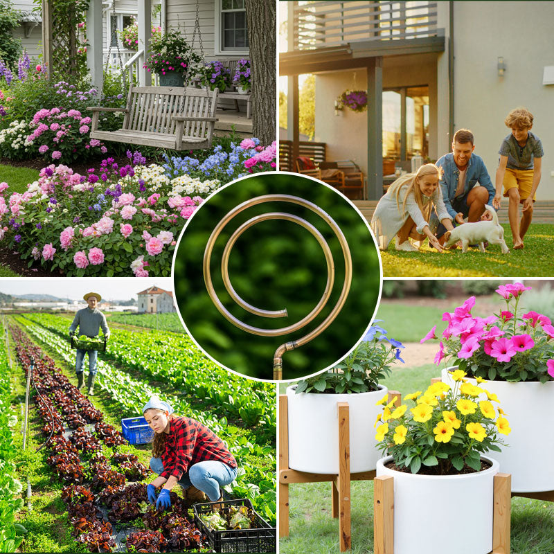 Flower-Shaped Garden Water Sprinkler Head – Decorative Lawn Irrigation Nozzle