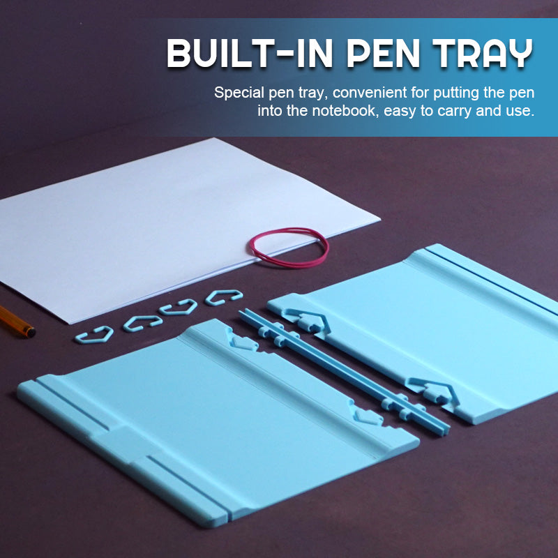 Notebook with pencil case