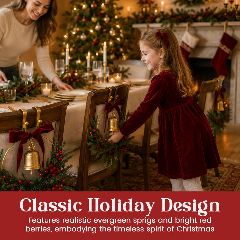 Christmas Chair Back Decoration Set