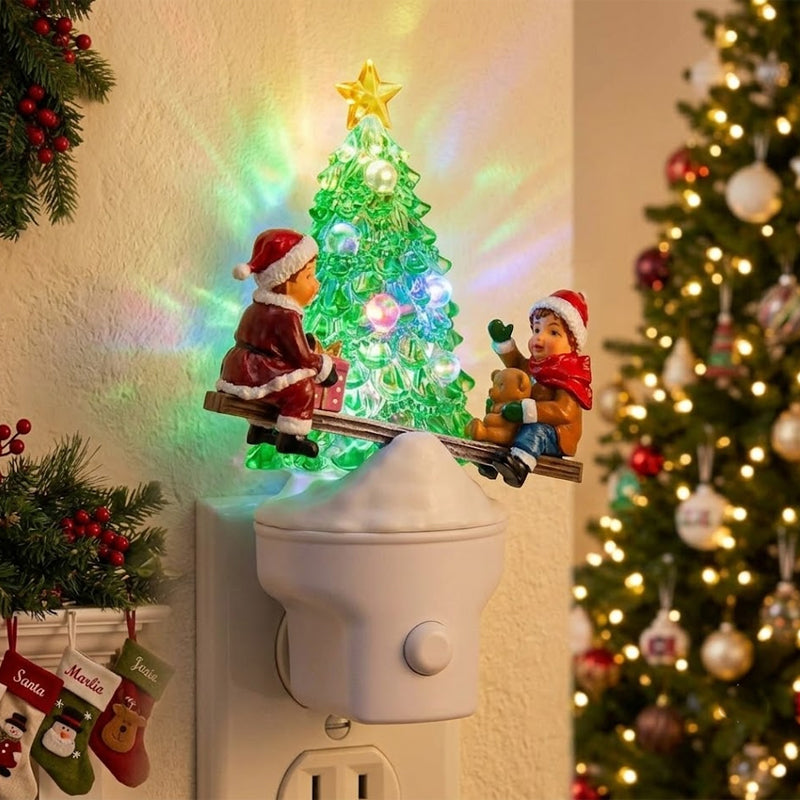 🎄 Early Christmas Sale | Christmas Tree LED Night Light | Teeter-Totter Holiday Decor & Gift