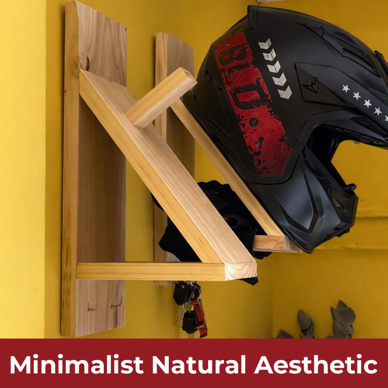 Helmet Storage Rack🏍️✨