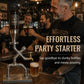 Industrial Pipe Gravity Drink Dispenser | Home Bar Conversation Piece