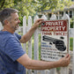 Private Property Marker