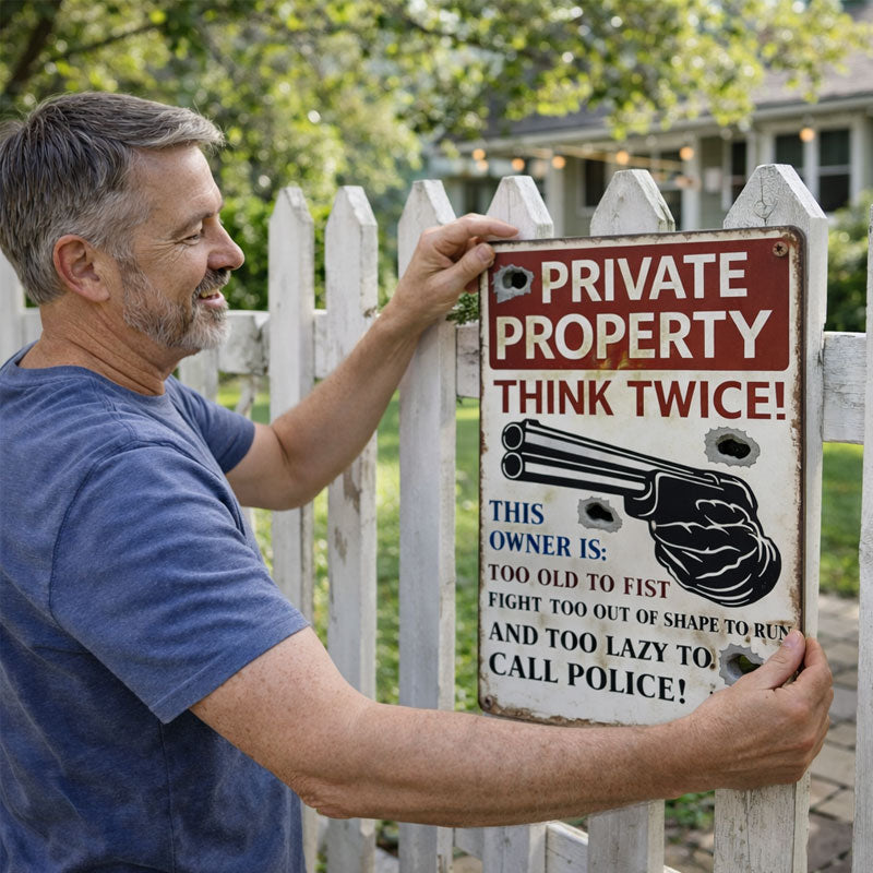 Private Property Marker