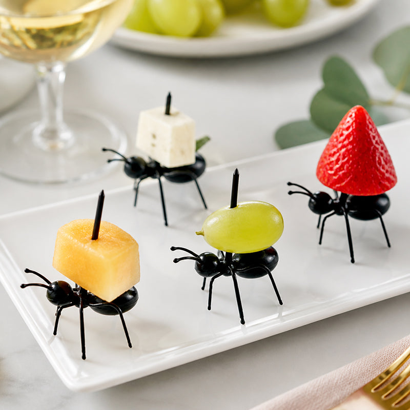 Creative Ant Fruit Fork Set | Fun Ant Fruit Picks & Party Table Decor