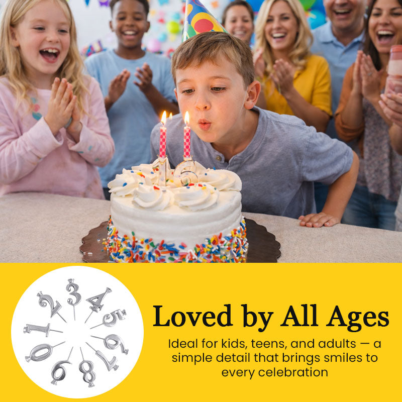 Number-shaped Birthday Candles