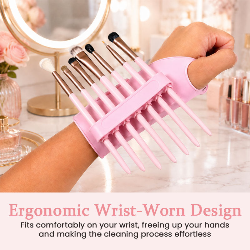 Hands-Free Makeup Brush Holder – Secure Grip Beauty Tool for Effortless Blending