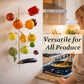 Wall-Mounted Fruit & Vegetable Storage Rack