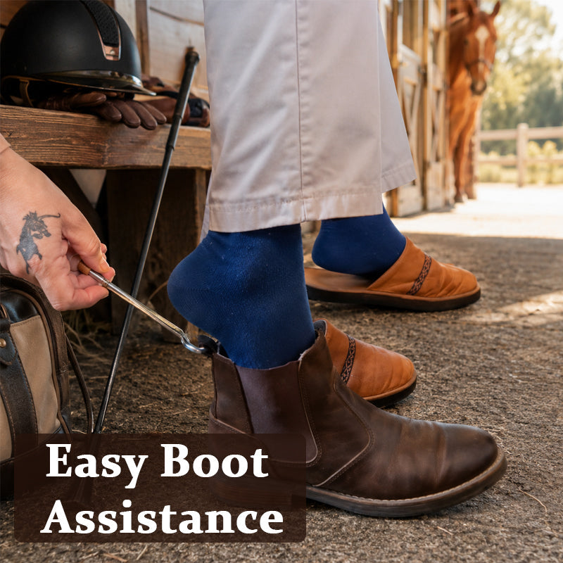 👞 Horse-Shaped Shoe Horn Hook for Easy Wear
