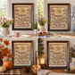 Hand-Embroidered Perpetual Calendar Wall Art