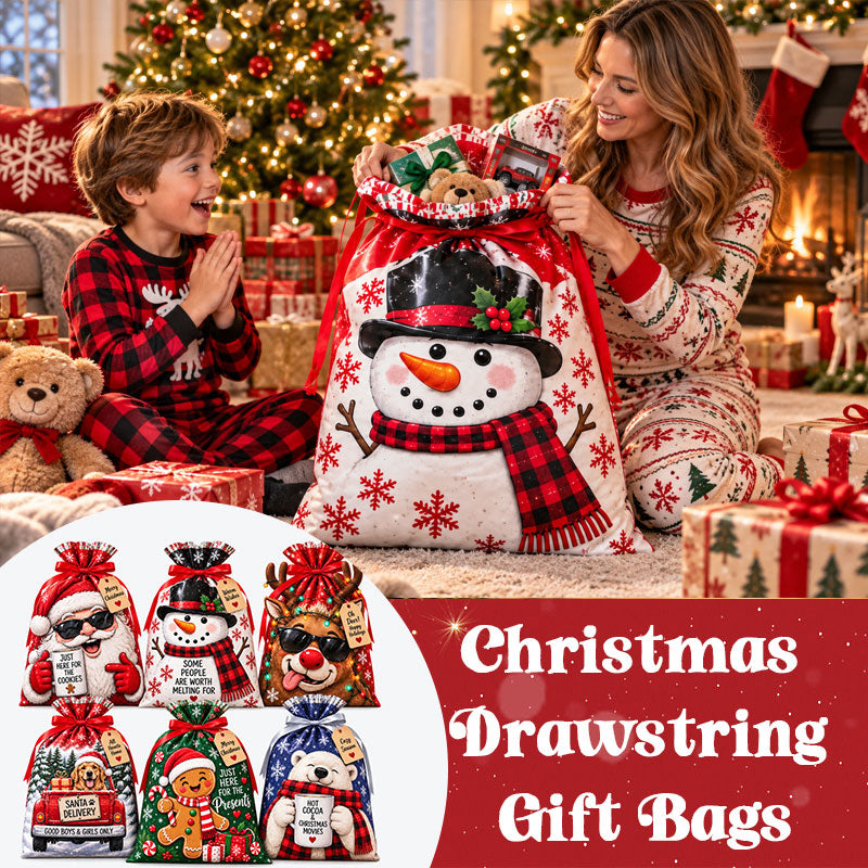 🎅Christmas Drawstring Gift Bags