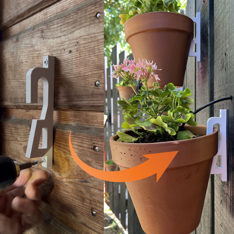 Wall-mounted ceramic basin hooks