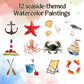 ✍️Beginner Watercolor Paint Set🎨Watercolor Animal Workbook