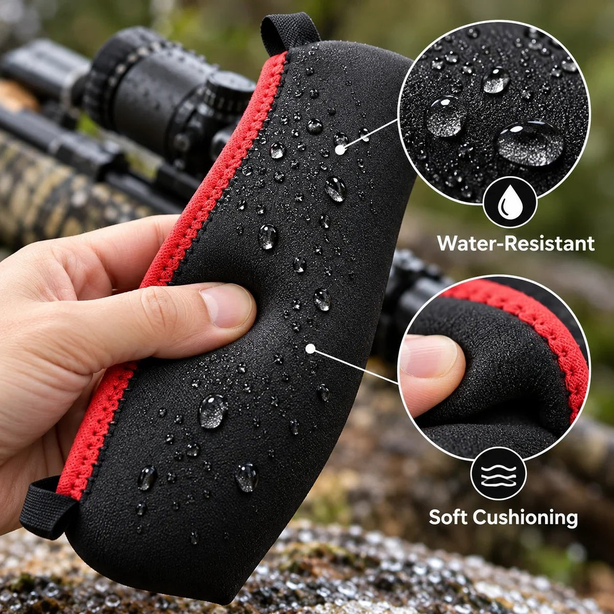 🎯 Neoprene Scope Covers – Water-Resistant, Scratch-Protective Optical Gear Covers for Outdoor Adventures 🛡️