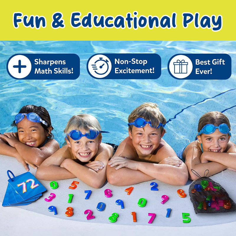 Kids' Pool Number Dive Game | Educational Underwater Treasure Hunt