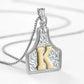 🤠 Letter Pendant CowTag Initial Necklace