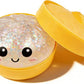 Glitter Dumpling Squishy Box - Cute Anxiety Relief Fidget Toy, with Steamer Box