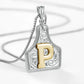 🤠 Letter Pendant CowTag Initial Necklace
