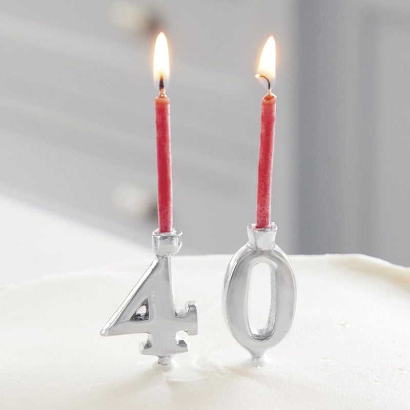 Number-shaped Birthday Candles