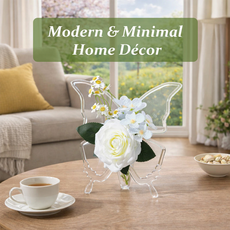 🦋 Butterfly Acrylic Vase