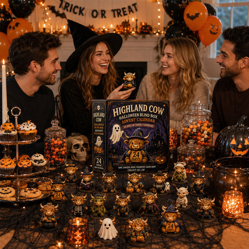 Highland Cow Halloween Blind Box Advent Calendar