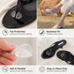 Invisible Anti-Chafing Toe Guards for Sandals | Clear Non-Slip Toe Protectors & Pain Relief Pads