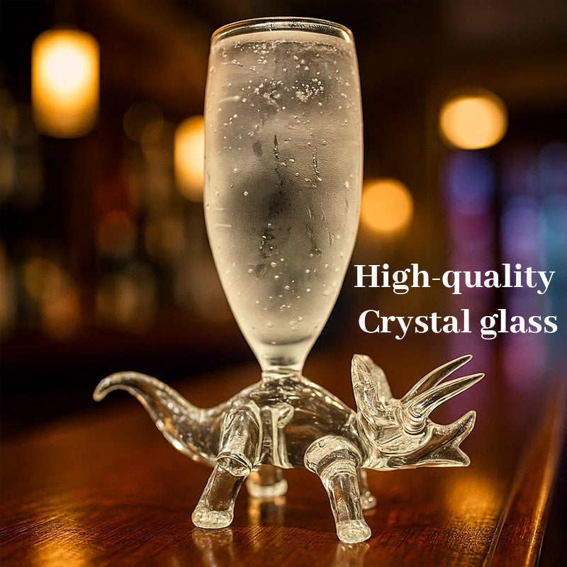 Dinosaur Themed Champagne Glasses