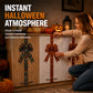 🎃Halloween Cabinet Bow Decoration-Funny Pumpkin Ribbon Wreath for Kitchen Cabinet