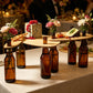 Artisanal Wine Flight Serving Tray Set - Unique Drink Holders for Entertaining