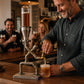 Industrial Pipe Gravity Drink Dispenser | Home Bar Conversation Piece