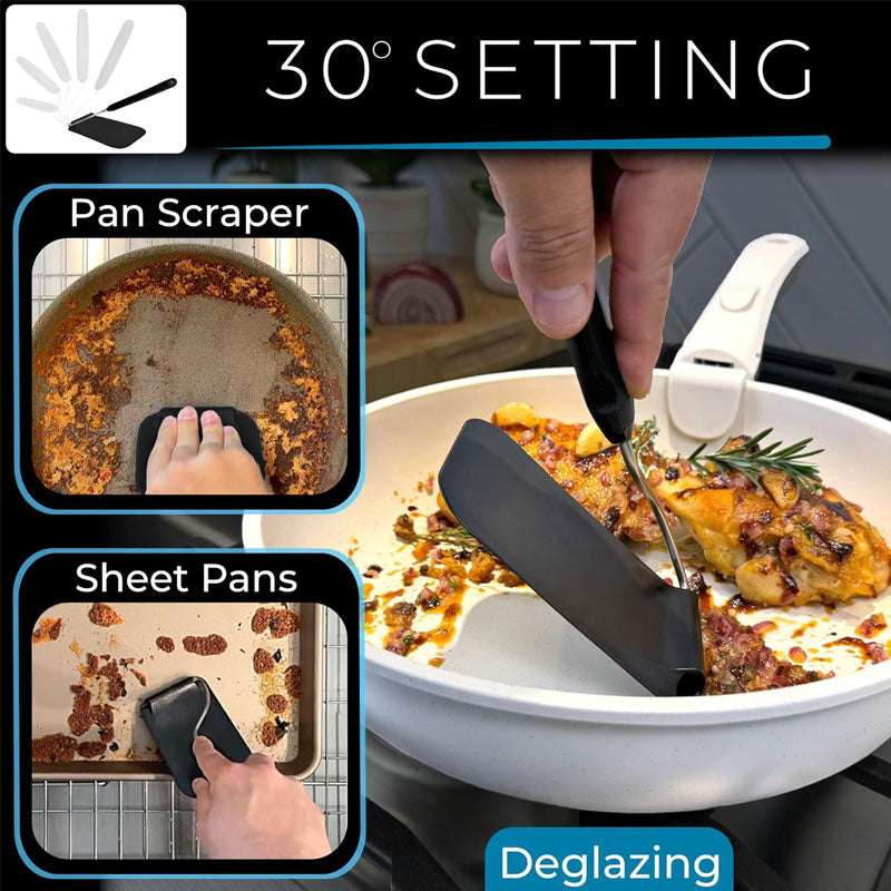 Adjustable Angle Spatula For Air Fryers And Frying Pans🛑🍳