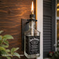 Wall Mounted Bottle Candle Holder Bracket – Rustic DIY Bottle Torch Display