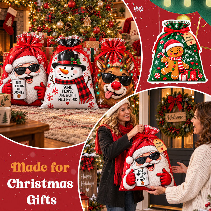 🎅Christmas Drawstring Gift Bags
